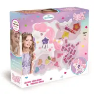 Sparkle &amp; Glitter poschodová make-up paleta v tvare poníka, herný set