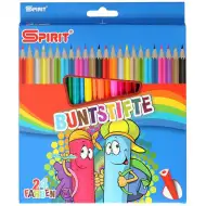 Spirit: Classic trojhranné farebné ceruzky 24 ks