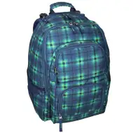 Spirit: E-Bag modrá zaoblená školská taška, batoh 46x34x22cm