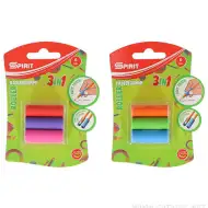 Spirit: Roller 2in1 rukoväť a guma na ceruzky v niekoľkých farbách, 6-dielny set