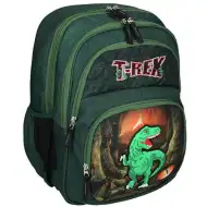 Spirit: T-Rex zaoblená školská taška, batoh so štyrmi priehradkami 40x20x18cm