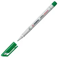 Stabilo: OHPen "F" 0,7mm zelená alkoholová fixka