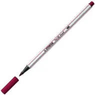 Stabilo: Pen 68 brush bordová fixka