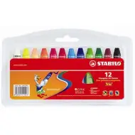 Stabilo: Trio  olejové pastelky 12 dielny set