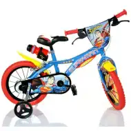Superman čierny bicykel vo veľkosti 14