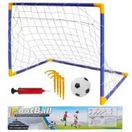 Súprava sieťovej futbalovej bránky s loptou a pumpou