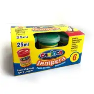 Svetlo-zelená tempera v tégliku 6x35g - Carioca