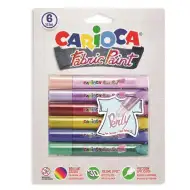 Textilné farby 6ks - Carioca