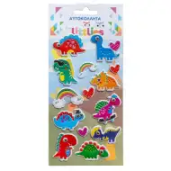 The Littlies: Sada 3D nálepiek s dinosauromi 10x22 cm