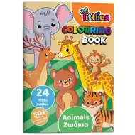 The Littlies: Zvieratá omaľovanka 24str. s 50 nálepkami A4