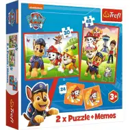 Tlapková Patrola 2v1 puzzle a pexeso - Trefl