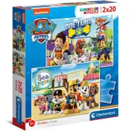 Tlapková Patrola 2x20 ks puzzle - Clementoni