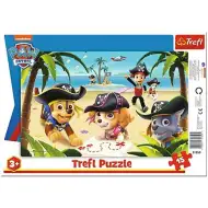 Tlapková Patrola: Priatelia 15 dielne puzzle s rámom - Trefl