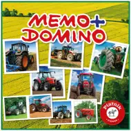 Traktory Memo - Domino spoločenská hra - Piatnik (HU verzia)
