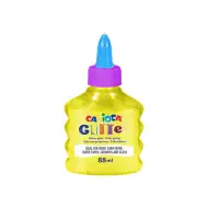 Trblietavé tekuté lepidlo v neónovo-žltej farbe 88ml - Carioca