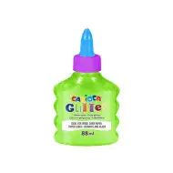 Trblietavé tekuté neónovo-zelené lepidlo 88ml - Carioca