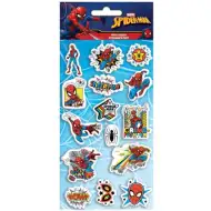 Úžasný Spiderman sada 3D vypuklých nálepiek na hárku 10x22cm
