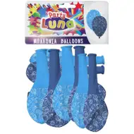 Vesmír - 8 dielny set modrých balónov
