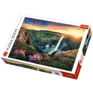 Vodopád Haifoss, Island puzzle 2000 ks - Trefl