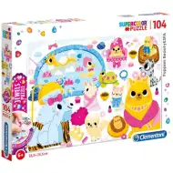 Wellness malých maznáčikov 104 dielne puzzle s ozdobnými kamienkami - Clementoni