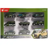 X-Military 8 dielny set vojenských autíčok