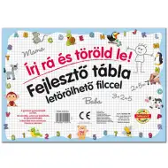 Zručná kresliaca tabuľa s mazacou fixkou: Formy - D-Toys