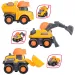ABC Builder Team: Stavebné stroje v rôznych variantoch - Simba Toys
