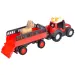 ABC Massey prepravný traktor so zvieratami a koňom - Simba Toys