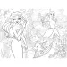 Ariel dva svety 2 v 1 48-dielne Eco mini puzzle a omaľovánka 35x25 cm - Lisciani