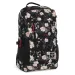 Ars Una: Flowery Black AU-17 školská taška, batoh 32x47x18 cm