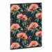 Ars Una: Flowery Green extra zošit s linajkami A/4