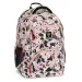 Ars Una: Flowery Pink kvetinový ergonomický školský batoh, ruksak 33x45x24cm