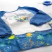 Ars Una: Nepremokavá maliarska zástera s dlhým rukávom - Blue Splash
