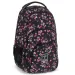 Ars Una: Peald Blossom Black kvetinový AU-2 školská taška, batoh 32x46x22cm