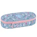 Ars Una: Pearl Blossom Blue kvetinový oválny peračník 23x5,5x9cm
