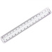 Ars Una: Priehľadné pravítko 17 cm