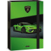 Ars Una: zelený box na zošity s motívom Lamborghini, formát A4