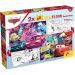 Autá 2 v 1 maxi 2x60ks puzzle a maľovanka 50x35cm - Lisciani