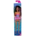 Barbie Beach bábika v fialovej farbe, s vzorovanými plavkami - Mattel