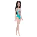 Barbie Beach bábika v modrom plavkovom oblečení - Mattel
