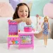 Barbie Mysteries: Plážová detektívka - Herný set so stánkom na cukrovú vatu a bábikou - Mattel