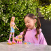 Barbie Sada – venčenie psa na korčuliach – blond bábika – Mattel