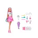 Barbie: Žiarivá dúhová vlásenka s doplnkami - Mattel
