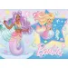 Barbie morská panna kamarátky 24-dielne Eco mini puzzle 35x25 cm - Lisciani