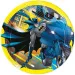 Batman žlto-čierny papierový tanier, sada 8 ks