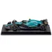 Bburago: Aston Martin AMR23 F1 pretekárske auto kovový model 1/43 (Fernando Alonso #14, verzia s prilbou)