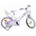 Biele dievčenské detské bicykel vo veľkosti 16" - bicykel Dino Bikes