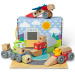 Blockables: Drevená stavebnica – Vozidlá - Melissa &amp; Doug