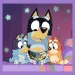 Bluey 3 v 1 20-36-50-dielne puzzle - Trefl