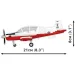 COBI: Beechcraft T-6 Texan II červeno-biela stavebnica (26625)
